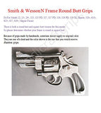 Handicraftgrips Wood Grips Compatible with S&W N Frame Round Butt for 22 25 29 325 327 329 520 610 625 627 629 Engraved Handcraft Birthday Gift #NRW03