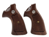 Handicraftgrips Wood Grips Compatible with S&W N Frame Round Butt for 22 25 29 325 327 329 520 610 625 627 629 Engraved Handcraft Birthday Gift #NRW03