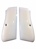 handicraftgrips New Browning High Power Hp Grips Smooth White Ivory Color Polymer Resin Handmade #Bhr04