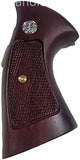 Smith & Wesson K/l Frame Square Butt Revolver Grips Hardwood Checkered Handmade #Ksw18