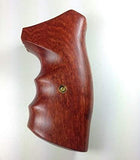 handicraftgrips New Ruger GP100 Super Redhawk Grips Smooth Hardwood Wood Finger Groove Handmade #GPW10