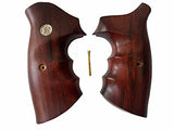 handicraftgrips New Smith & Wesson S&w N Frame Round Butt Grips Open Back Smooth Hardwood Handmade #NRW02