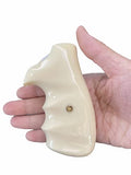 New Rossi Small Frame Square Butt Revolver Grips 67 68 69 71 351 511 515 518 720 971 972 Finger Groove Smooth White Ivory Resin Polymer Polyester Handmade Birthday Newyear Christmas Gift #RSR02