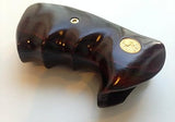 handicraftgrips New Grip for Colt Python Grips (I, E Frame) Smooth Hard Wood Medallions