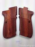 handicraftgrips New Cz 83 82 Cz83 Grips Checkered Hardwood Handmade #C8w02