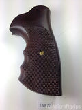 New Taurus Medium/Large Frame Revolver Grips .357 6 Shot Checkered Hardwood Handmade #TNW02