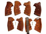 handicraftgrips RSW05## New Rossi Small Frame Square Butt Revolver Grips 67, 68, 69, 71, 351, 511, 515, 518, 720, 971,972 Finger Groove Checkered Hardwood Hard Wood Handmade Birthday Gift Sport