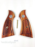 New Smith & Wesson K/L S&W K L Frame Square Butt Revolver Grips Hardwood Hard Wood Finger Groove Smooth Handmade Beautiful Handcraft Special Design Grip Sport for Men Birthday Gift #Ksw45