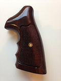 Rossi Small Frame Square Butt Revolver Grips Checkered Hardwood Handmade