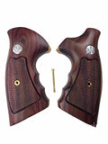 New Smith & Wesson K/l K L Frame Square Butt Revolver Grips Open Back Hardwood Wood Checkered Openback Handmade Beautiful Sport for Men Birthday Gift #Ksw36