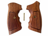 New Ruger Sp101 Revolver Grips Checkered Hardwood Handmade #SPW07