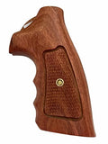 New Rossi Small Frame Square Butt Revolver Grips Checkered Hardwood Handmade #Rsw19