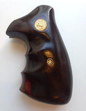 handicraftgrips New Grip for Colt Python Grips (I, E Frame) Smooth Hard Wood Medallions