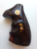 handicraftgrips New Grip for Colt Python Grips (I, E Frame) Smooth Hard Wood Medallions