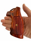 handicraftgrips RSW05## New Rossi Small Frame Square Butt Revolver Grips 67, 68, 69, 71, 351, 511, 515, 518, 720, 971,972 Finger Groove Checkered Hardwood Hard Wood Handmade Birthday Gift Sport