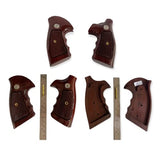 Smith & Wesson K/l Frame Square Butt Revolver Grips Hardwood Checkered Handmade #Ksw25