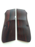 New Browning High Power Hp Grips Checkered Hardwood Handmade