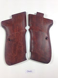 handicraftgrips New Cz 83 82 Cz83 Grips Checkered Hardwood Handmade #C8w02