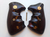 handicraftgrips New Grip for Colt Python Grips (I, E Frame) Smooth Hard Wood Medallions