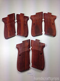 handicraftgrips New Cz 83 82 Cz83 Grips Checkered Hardwood Handmade #C8w02