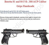 New Beretta 81 and 84 F/fs .380 81F 81FS 84F 84FS Hard Wood Checkered Handmade Handcraft Gift Birthday Christmas Newyear Sport for Men Laser Lazer Skull Special Design Beautiful #B8w10