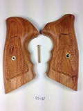 New Rossi Small Frame Square Butt Revolver Grips Checkered Hardwood Handmade #Rsw12