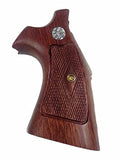 Smith & Wesson K/l Frame Square Butt Revolver Grips Hardwood Checkered Handmade #Ksw19