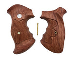 handicraftgrips NRW25## New Smith & Wesson S&W N Frame Round Butt Grips 22 25 29 325 327 329 520 610 625 627 629 Hard Wood Handmade Engraved Checkered Finger Groove Handcraft Special Birthday Gift