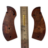 handicraftgrips New Smith & Wesson S&w J Frame Round Butt Bodyguard Grips Smooth Hardwood Handmade #JRW07