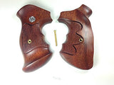 handicraftgrips New Smith & Wesson K/l K L Frame Square Butt Revolver Grips Open Back Hardwood Wood Checkered Openback Handmade Beautiful Sport for Men Birthday Gift #Ksw38