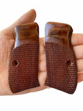 handicraftgrips New Cz75 Cz85 Grips Cz 75/85 Compact Size Hardwood Checkered Handmade #Ccw01