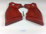 Smith & Wesson K/l Frame Square Butt Revolver Grips Hardwood Finger Groove Checkered Handmade #Ksw15