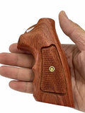 New Rossi Small Frame Square Butt Revolver Grips Checkered Hardwood Handmade #Rsw19