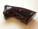 Rossi Small Frame Square Butt Revolver Grips Checkered Hardwood Handmade