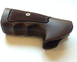 Rossi Small Frame Square Butt Revolver Grips Checkered Hardwood Handmade