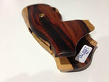 New Smith & Wesson S&w J Frame Round Butt Open Back Bodyguard Grips Smooth Hardwood Handmade