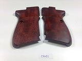 handicraftgrips New Cz 83 82 Cz83 Grips Checkered Hardwood Handmade #C8w02