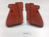 handicraftgrips New Cz 83 82 Cz83 Grips Checkered Hardwood Handmade #C8w01