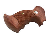 handicraftgrips NRW25## New Smith & Wesson S&W N Frame Round Butt Grips 22 25 29 325 327 329 520 610 625 627 629 Hard Wood Handmade Engraved Checkered Finger Groove Handcraft Special Birthday Gift