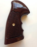 Rossi Small Frame Square Butt Revolver Grips Checkered Hardwood Handmade