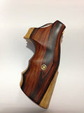 New Smith & Wesson S&w J Frame Round Butt Open Back Bodyguard Grips Smooth Hardwood Handmade