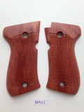 handicraftgrips New Browning BDA 380 Hardwood Checkered Handmade #Bdw02