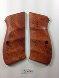 New Cz75 Cz85 Grips Cz 75/85 Compact Size Hardwood Smooth Handmade #Ccw14