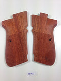 handicraftgrips New Cz 83 82 Cz83 Grips Checkered Hardwood Handmade #C8w01