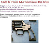 handicraftgrips New Smith & Wesson K/l K L Frame Square Butt Revolver Grips Open Back Hardwood Wood Checkered Openback Handmade Beautiful Sport for Men Birthday Gift #Ksw38