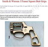 handicraftgrips JSW14## New Smith & Wesson S&w J Frame Square Butt Grips Smooth Engraved African Black Wood Handmade Handcraft Beautiful Skull Newyear Christmas Birthday Luxury Gift Sport for Men by