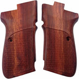 handicraftgrips New Cz 83 82 Cz83 Grips Checkered Hardwood Handmade #C8w02