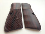 New Browning High Power Hp Grips Checkered Hardwood Handmade