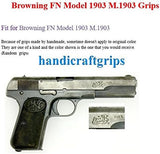 New Browning FN Model 1903 M.1903 Grips Checkered Hardwood Wood Handmade #Bnw03