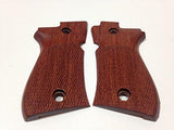 handicraftgrips New Beretta 81 and 84 F/fs .380 Hardwood Checkered Handmade